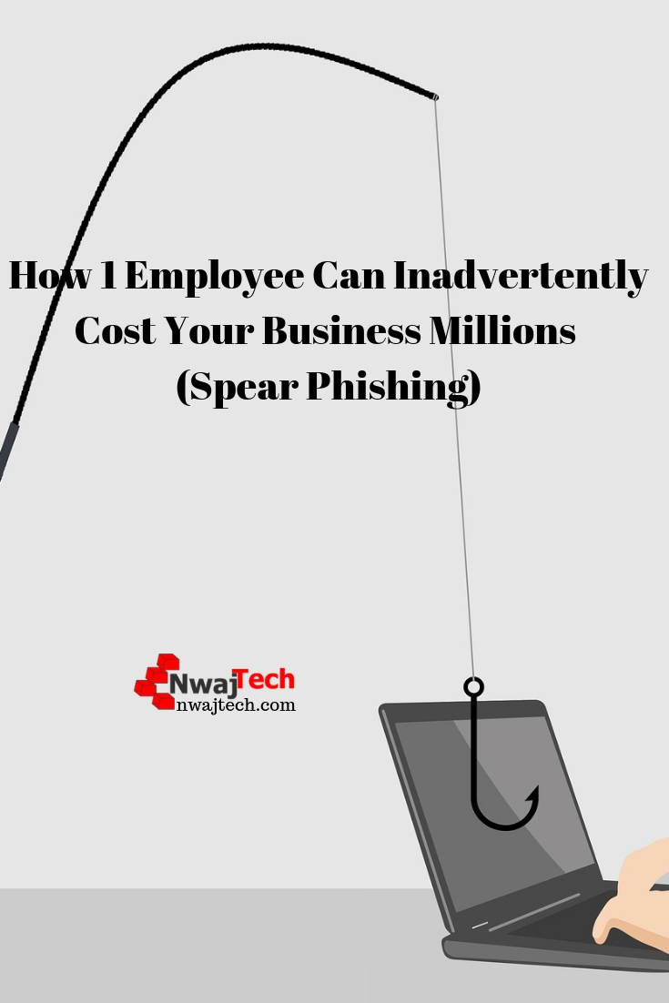 How 1 Employee Can Inadvertently Cost Your Business Millions (Spear Phishing) Pin