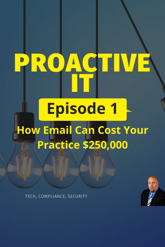 ProactiveIT Ep 1 How Email Can Cost Your Practice $250,000